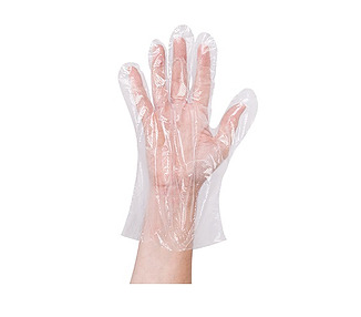 Glove LDPE One Size Fits All Clear 500/Pkt 20Pkt/Ctn