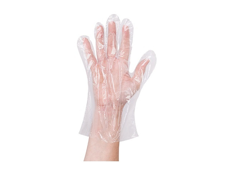 Glove LDPE One Size Fits All Clear 500/Pkt 20Pkt/Ctn