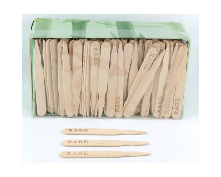 Steak Marker Wood Rare 500/Pkt