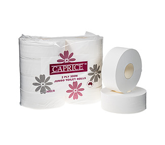 Caprice Jumbo 2Ply 300M 8/Ctn