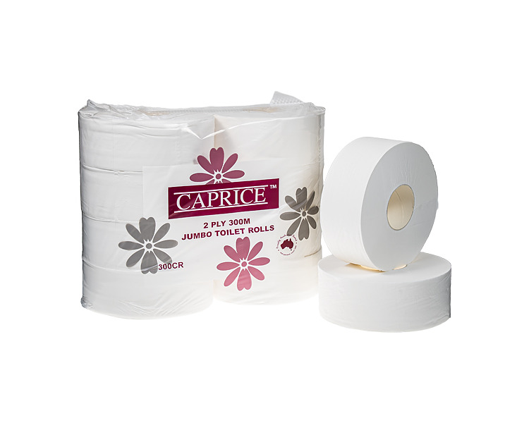 Caprice Jumbo 2Ply 300M 8/Ctn