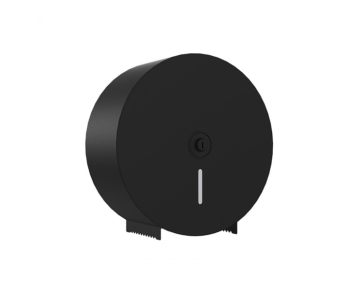 Bradley Dispenser Jumbo Single With Horizontal Window & Back Plate Matt Black