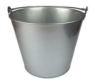 Ice Bucket Galvanised With Handle 5Ltr