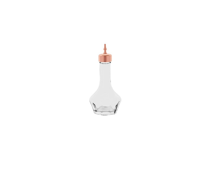 Zanzi Bitter Bottle With Rose Gold Top 50ml 100/Ctn