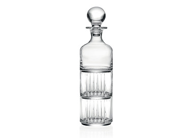 RCR Combo Whiskey Decanter With 2 x DOF 345ml 9/Ctn