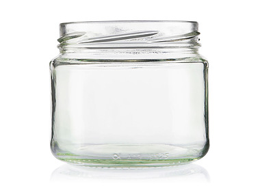 Jar Multi Purpose Flint Twist Top Clear 300ml 20/Ctn