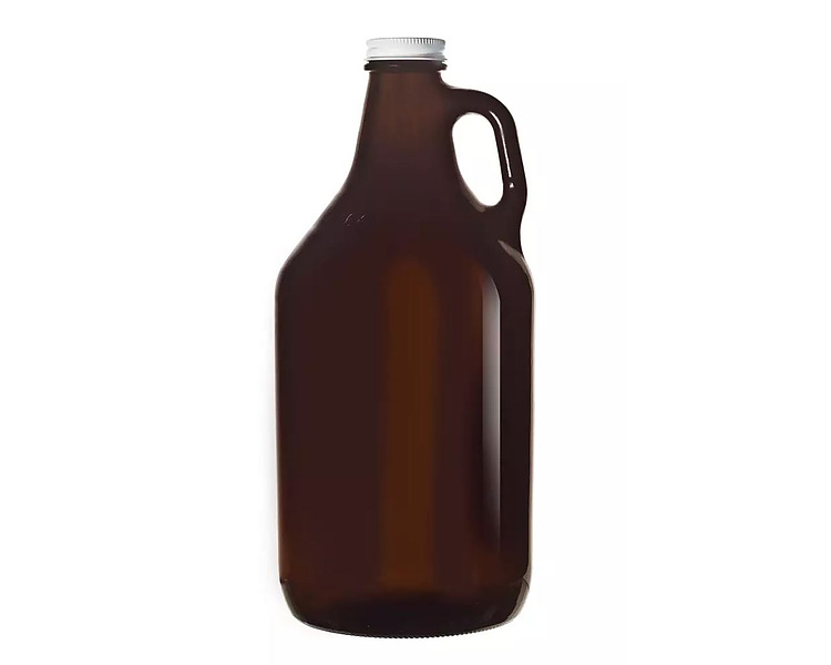 Libbey Growler With Lid Amber 1893ml 6/Ctn