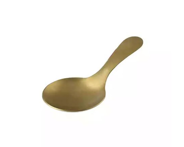 Vintage Canape Spoon Gold 90mm 24/576