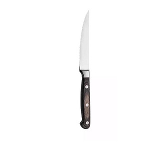 Steak Knife Pointed Tip Dark Handle 230mm 12/Ctn