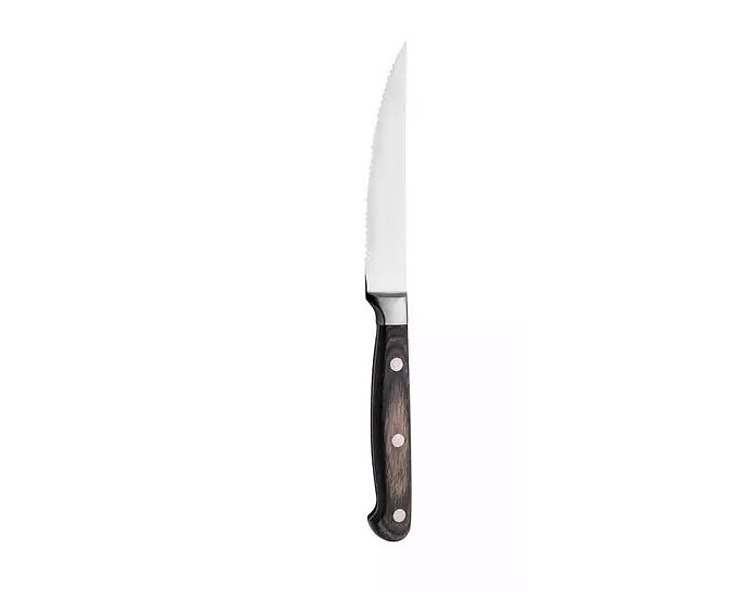 Steak Knife Pointed Tip Dark Handle 230mm 12/Ctn