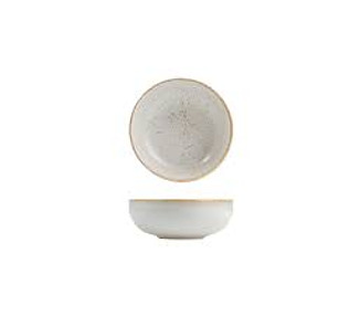 Eclipse Duo Limestone Round Bowl 125mm 6/Ctn