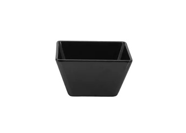 Melamine Square Bowl Black 70 x 70 x 42mm 12/48