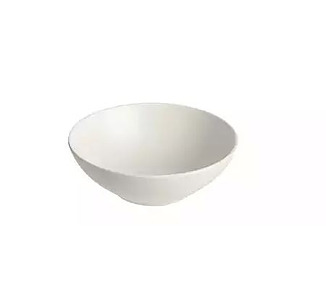 Melamine Cou Cou Coupe Round Bowl Dual Colour White & White 210mm 9/36