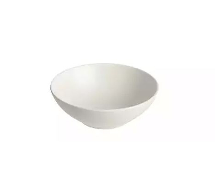 Melamine Cou Cou Coupe Round Bowl Dual Colour White & White 210mm 9/36