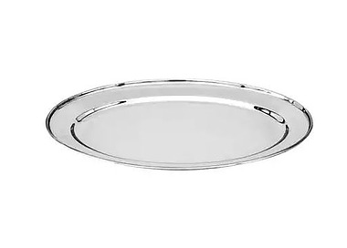 Satinless Steel Oval Platter 400mm 12/Ctn