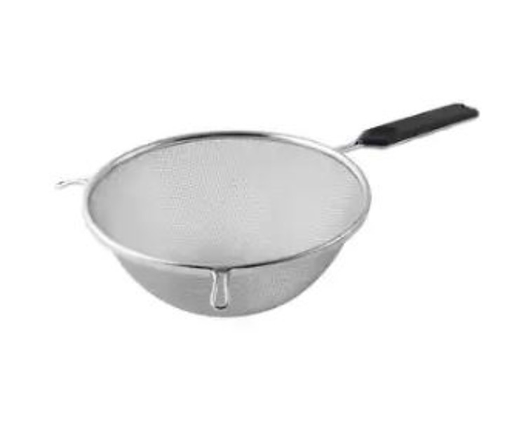Strainer Double Mesh Plastic Handle 20cm 12/Ctn
