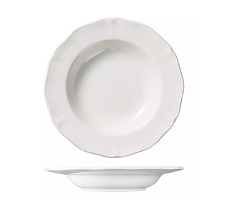 Luzerne Astoria White Soup/Pasta Bowl 235mm 4/12