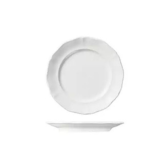 Luzerne Astoria White Round Plate 170mm 6/24