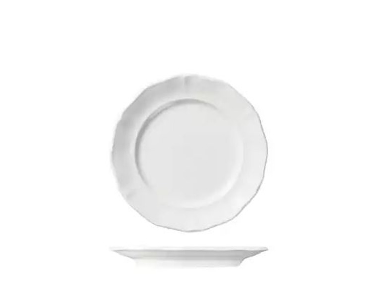 Luzerne Astoria White Round Plate 170mm 6/24