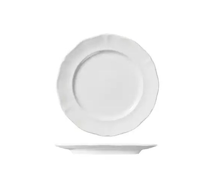 Luzerne Astoria White Round Plate 210mm 6/24