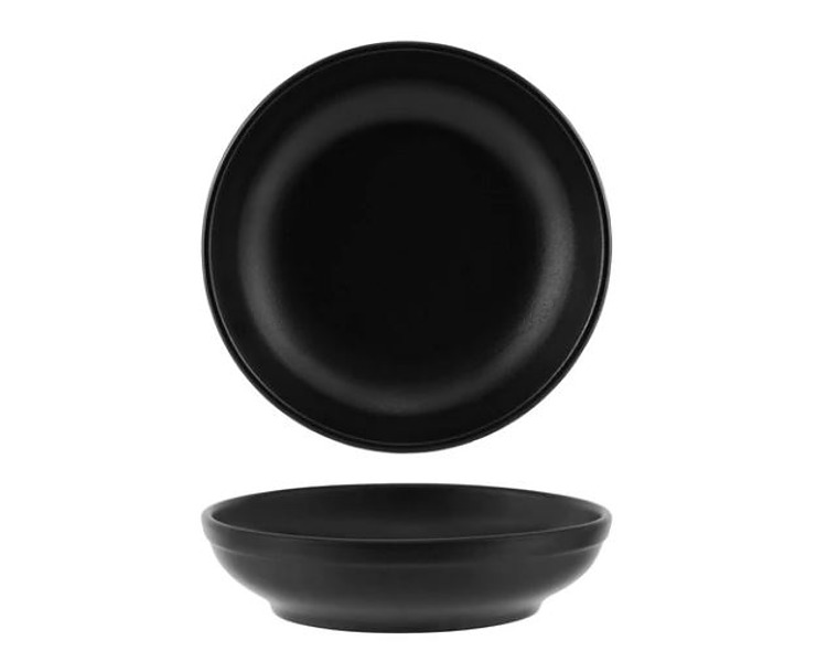 Tablekraft Round Bowl Flared Black 230 x 55mm 3/18