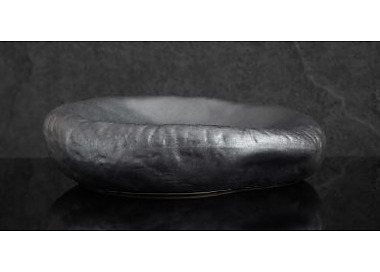 Luzerne Lek Stoneware Coupe Plate Black 26cm 6/Ctn 30MOQ