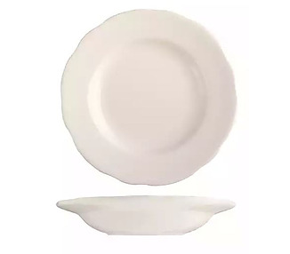 Tuxton Soup Plate/Bowl Shell 225mm 24/Ctn