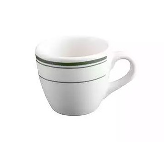 Tuxton Espresso Cup Green Bay 100ml 36/Ctn