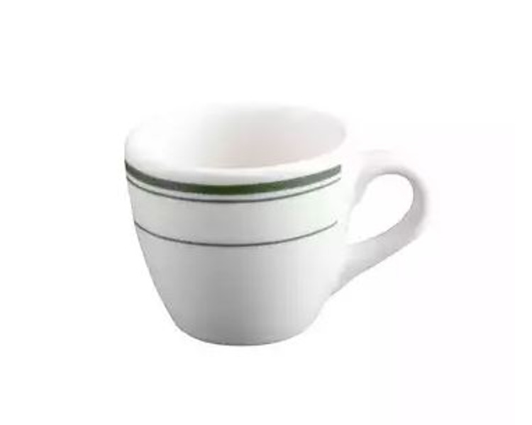 Tuxton Espresso Cup Green Bay 100ml 36/Ctn