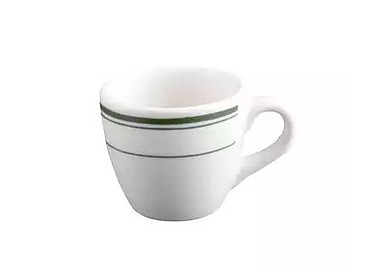 Tuxton Espresso Cup Green Bay 100ml 36/Ctn
