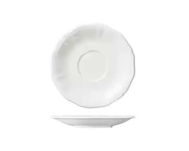 Luzerne Astoria White Tea/Coffee Saucer 154mm 6/24
