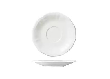 Luzerne Astoria White Tea/Coffee Saucer 154mm 6/24