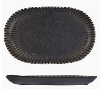 ID Fine Reckless Coupe Oval Platter 370 x 240mm 6/Ctn