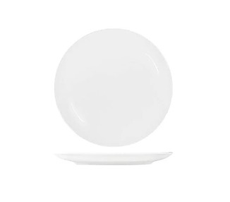 Tablekraft Core Round Coupe Plate White 260mm 24/Ctn
