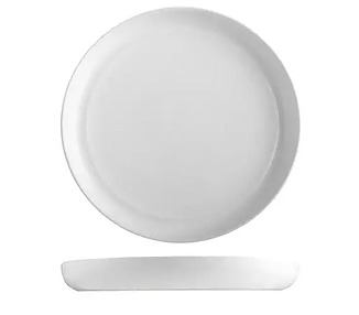 Pottr Butler Stackable Plate White 250mm 6/Ctn