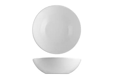 Pottr Aspen Round Bowl White 210mm 4/Ctn