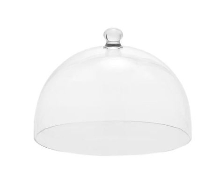 Cloche/Cake Dome Polycarbonate Clear 312 x 231mm 8/Ctn