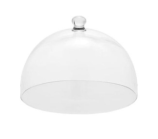 Cloche/Cake Dome Polycarbonate Clear 363 x 253mm 8/Ctn