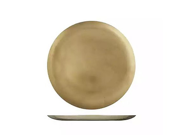 Moda Vintage Coupe Plate Gold 210mm 6/36