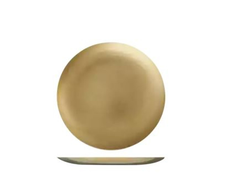 Moda Vintage Coupe Plate Gold 130mm 6/C72