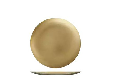 Moda Vintage Coupe Plate Gold 130mm 6/C72
