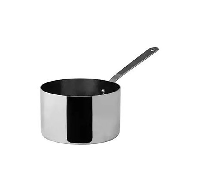 Mini Saucepan Round S/S 160ml 70 x 45mm 12/Ctn