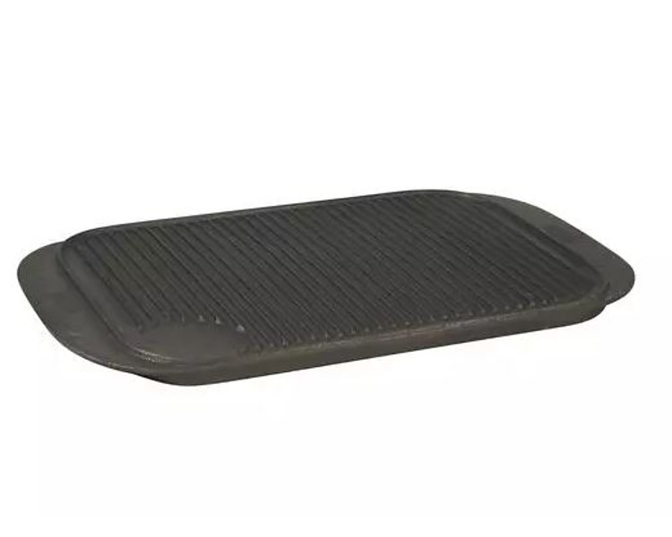 Griddle Plate Cast Iron 475 x 260 2/Ctn