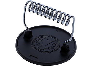 Victoria Burger & Meat Round Press Enamelled 16.5cm