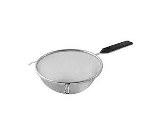 Strainer Medium Mesh Plastic Handle 16cm 12/Ctn