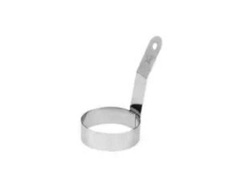 Egg Ring S/S With Handle 75mm 12/Ctn