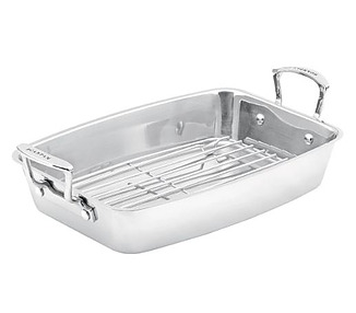 Scanpan Roaster S/S With Rack 44 x 26 x 11cm