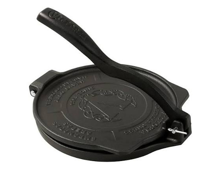 Victoria Seasoned Tortilla Press HD Cast Iron 20Cm