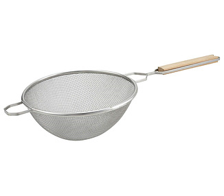 Strainer Double Mesh Plastic Handle 26cm 